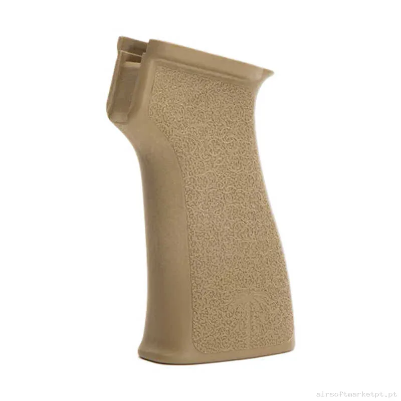 Externo Pistolete AEG Ak PTS Us Palm Battle Grip Terra Escura — Acessórios & Componentes — Airsoft Market PT