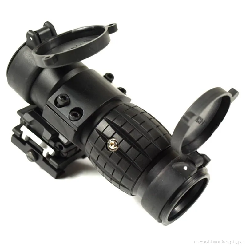 Mira telescópica Magnificador 3x Oem 301 Bk Abatible negro — Miras & Ópticas — Airsoft Market PT