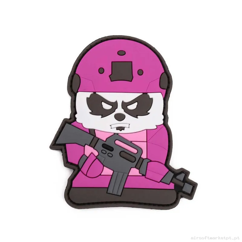 Parche Oso Panda Fusilero Pvc 3d Beige Inmortal Warrior — Patches & Decoração — Airsoft Market PT