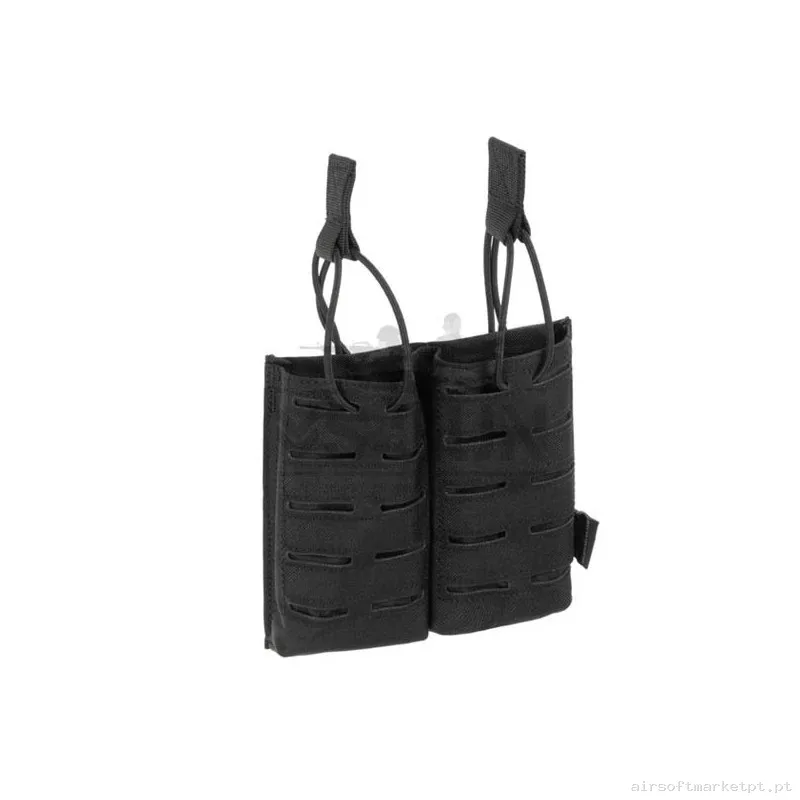 Pouch Doble Molle M4 Corte Láser GEN2 Negro - Invader Gear — Coletes & Rigs — Airsoft Market PT