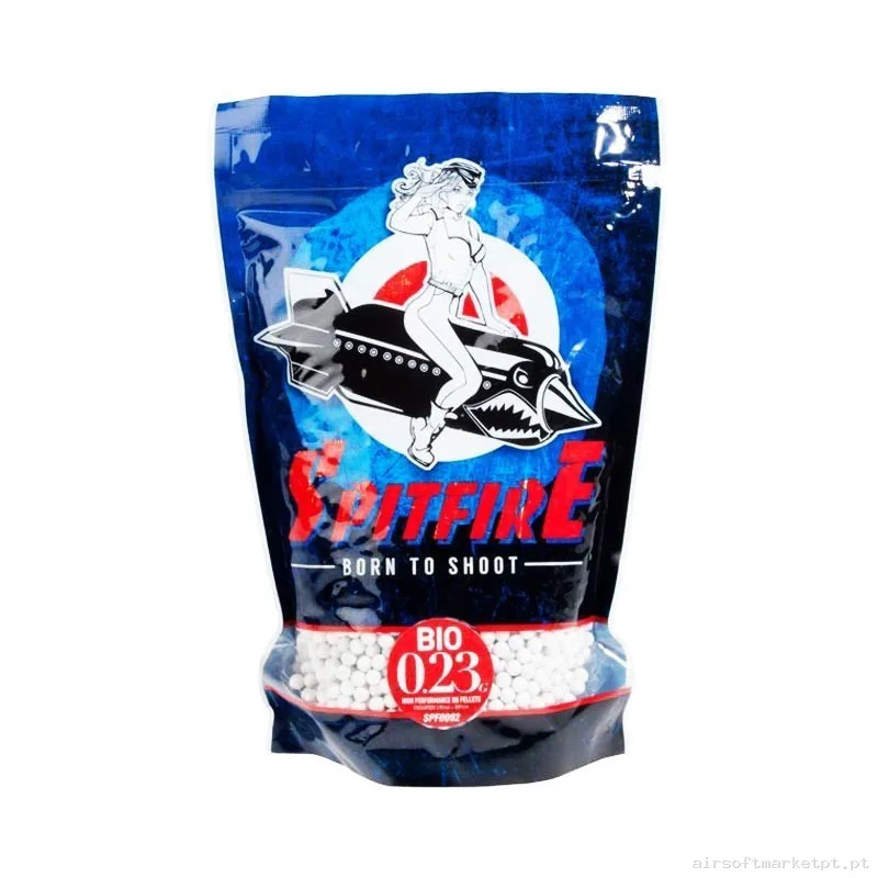 Bolas Spitfire 0.23g Bio 1kg Blancas — Munição (BBs) — Airsoft Market PT