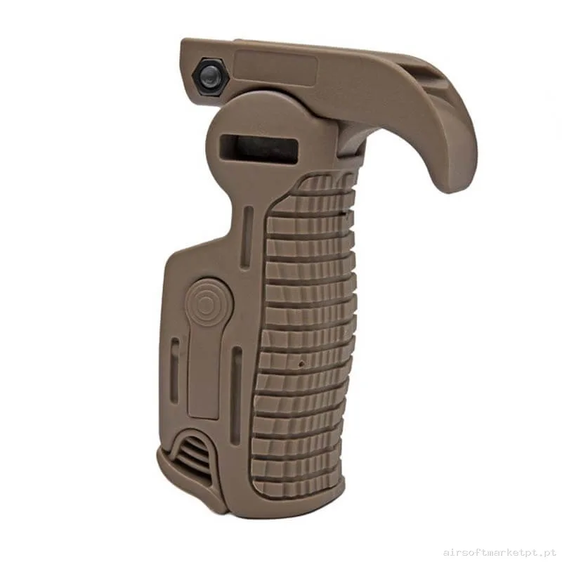 Externo Grip RIS Abatível Fma Tb193 Terra Escura — Acessórios & Componentes — Airsoft Market PT