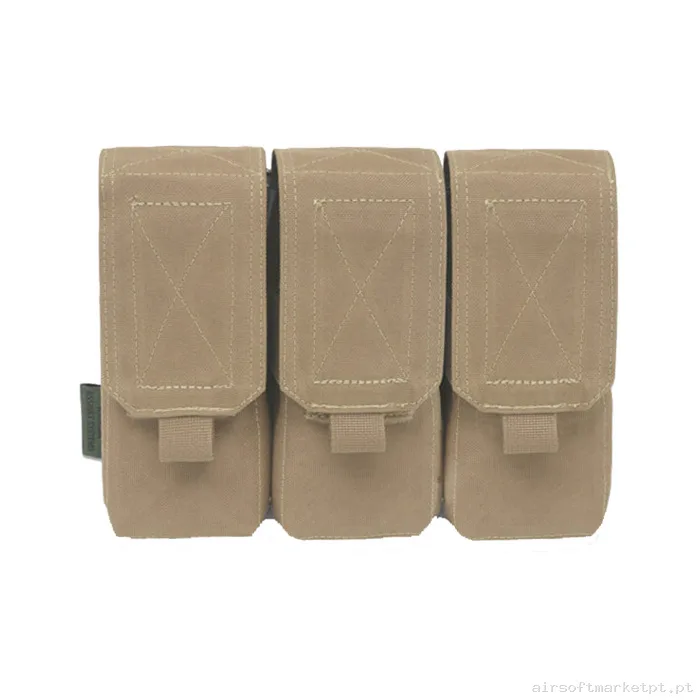 Pouch Magazine Pouch Triplo M4 Warrior Assault de Doble Capacidade 5.56 coyote tan — Coletes & Rigs — Airsoft Market PT