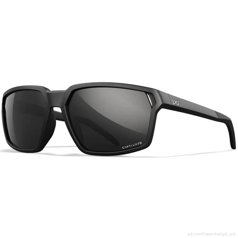 Óculos Wiley X Sierra Captivate Ahumado Polarizados Pretos — Proteção Ocular & Facial — Airsoft Market PT