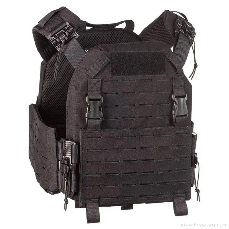 Colete Qrb Reaper Porta Placas Invader Gear preto — Coletes & Rigs — Airsoft Market PT