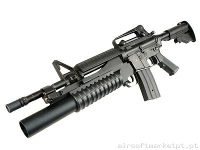 Lançagranadas M4 / M16 M203 80mm Double Bell — Grenades & Lançadores — Airsoft Market PT (foto 5)
