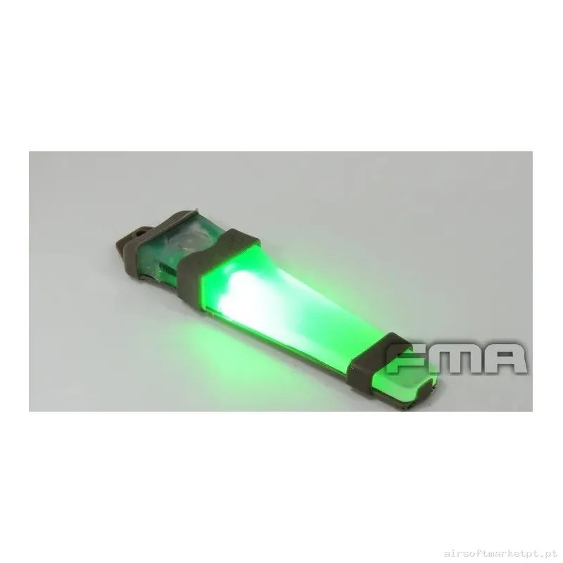 Luz Tactica Fma Verde Velcro — Lanternas & Lasers — Airsoft Market PT (foto 2)