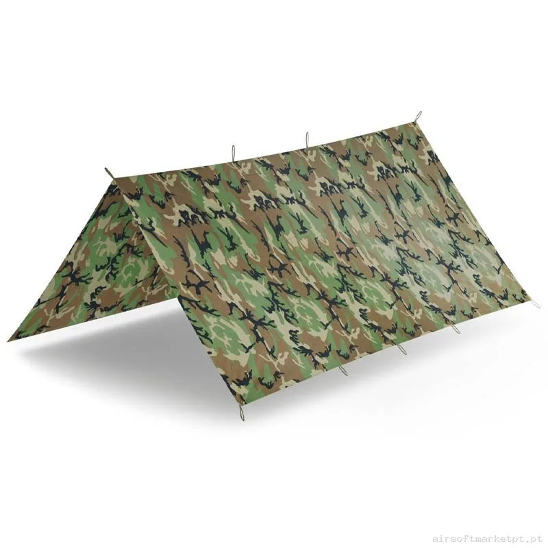 Toldo Universal Táctico Helikon-Tex Supertarp Us Woodland — Outros — Airsoft Market PT