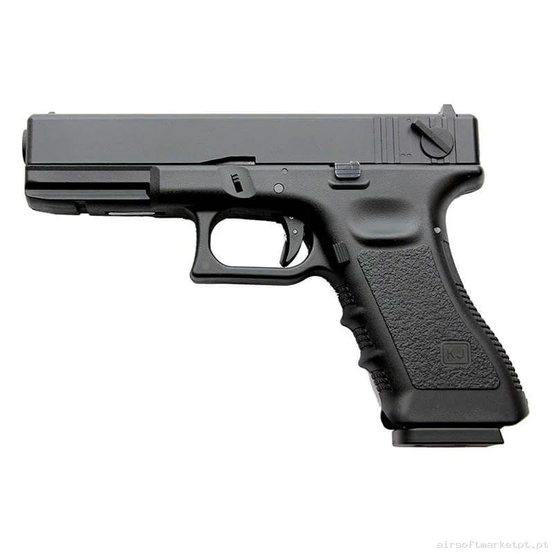 Réplica GBB Pistola G18 Kj Works KP-18 negra — Pistolas — Airsoft Market PT