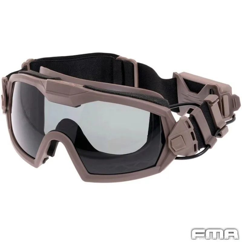 Gafas FMA con ventilador Central Tan — Proteção Ocular & Facial — Airsoft Market PT