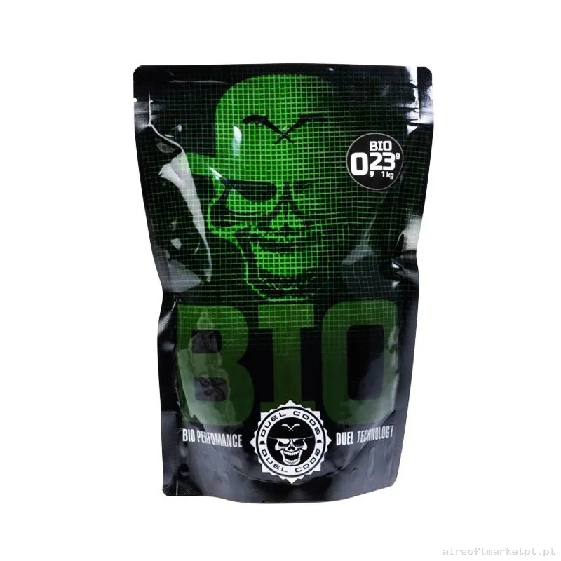 BOLAS DUEL CODE BIO 0,23 G BLANCAS 1KG — Munição (BBs) — Airsoft Market PT