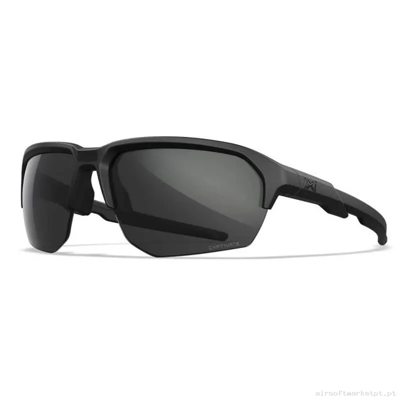 Óculos Wiley X Jakl Captivate Fumê Polarizado Pretos — Proteção Ocular & Facial — Airsoft Market PT