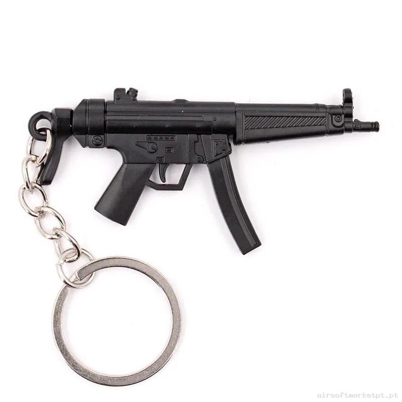 Llavero Fusil Mp5 7 Cm MetáLico Negro — Acessórios & Componentes — Airsoft Market PT (foto 2)