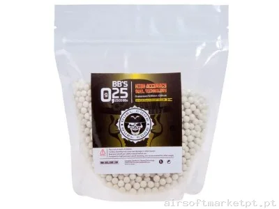 Bolas Traçantes 0,25 PVC Duel Code Amarelo — Munição (BBs) — Airsoft Market PT