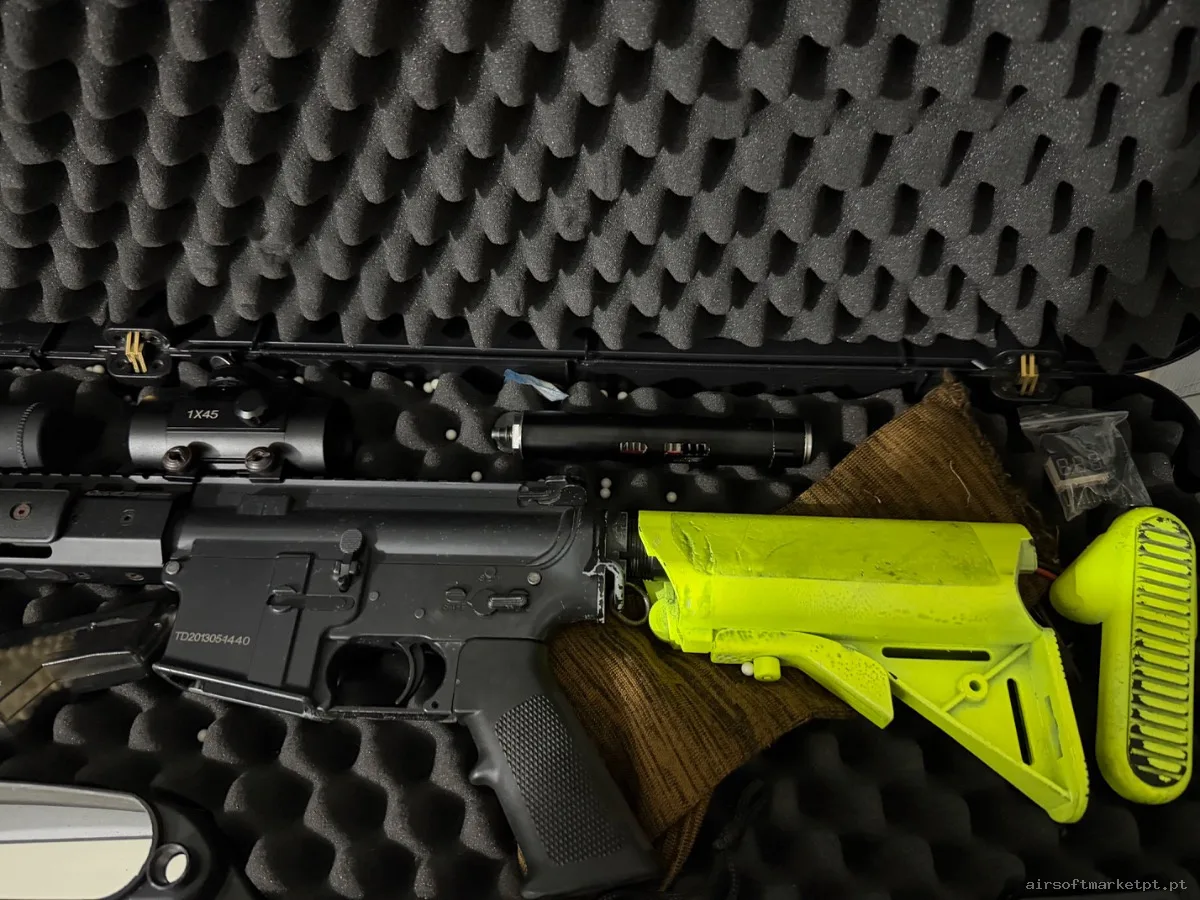 A&K PTW M4 + Tokyo Marui Hicapa — Rifles de Assalto (AR/M4/AK) — Airsoft Market PT