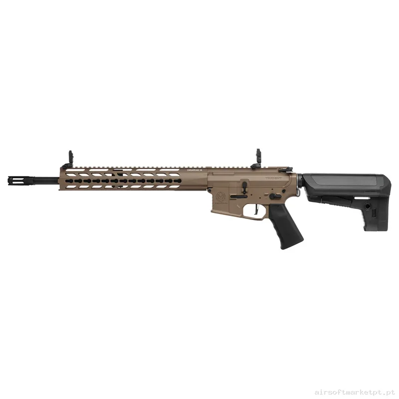 Réplica airsoft AEG M4 Krytac Trident Mk2 Spr fde Dark Earth — Rifles de Assalto (AR/M4/AK) — Airsoft Market PT