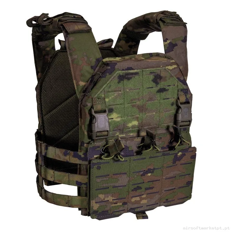 Chaleco Corso Drake MK3 Pixelado Boscoso — Coletes & Rigs — Airsoft Market PT