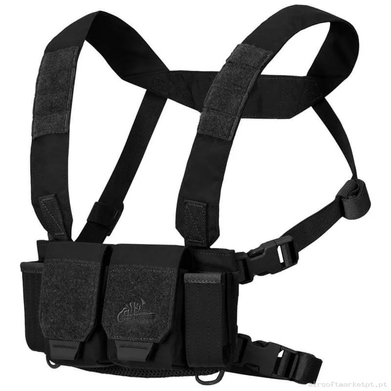 Colete Chest Rig Helikon-Tex Competition Multigun Rig preto — Coletes & Rigs — Airsoft Market PT