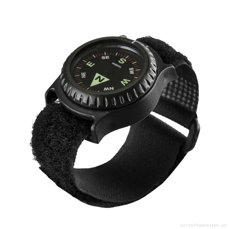 Pulseira Bússola Helikon-Tex T25 preta — Miras & Ópticas — Airsoft Market PT