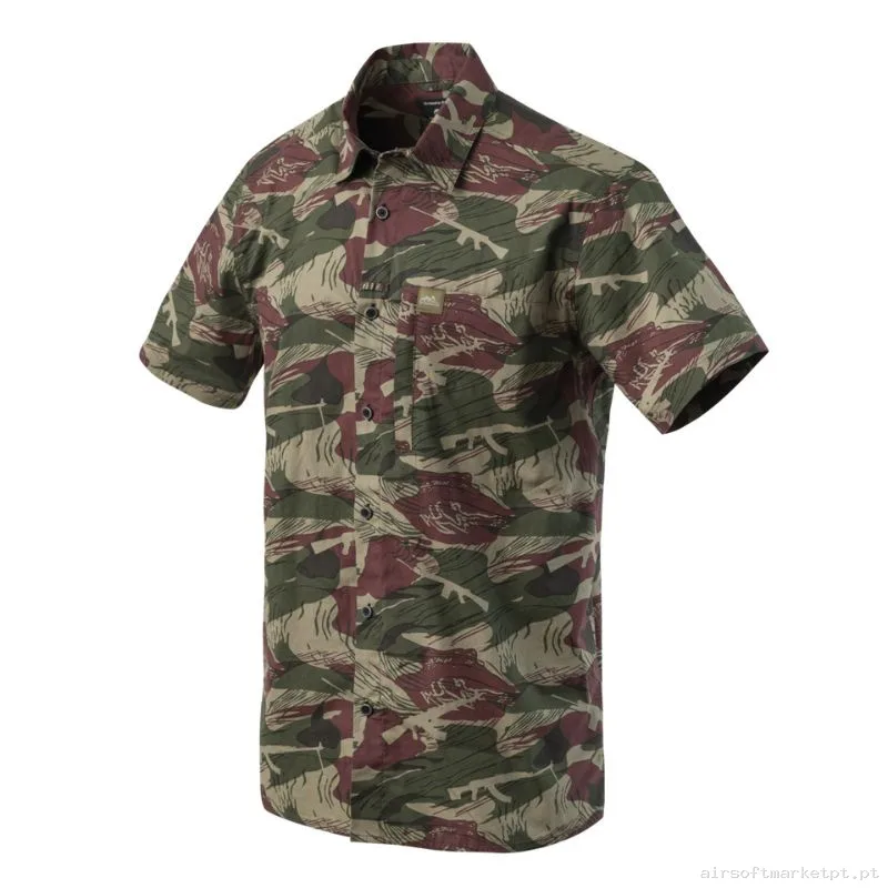 CAMISA TACTICA HELIKON-TEX HAWAIIAN SHIRT BRUSHSTROKE CAMO — Vestuário (Fardas) — Airsoft Market PT