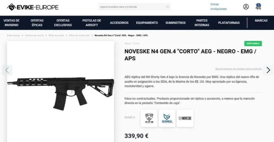 M4 Noveske original ACEITO TROCAS DE SNIPERS