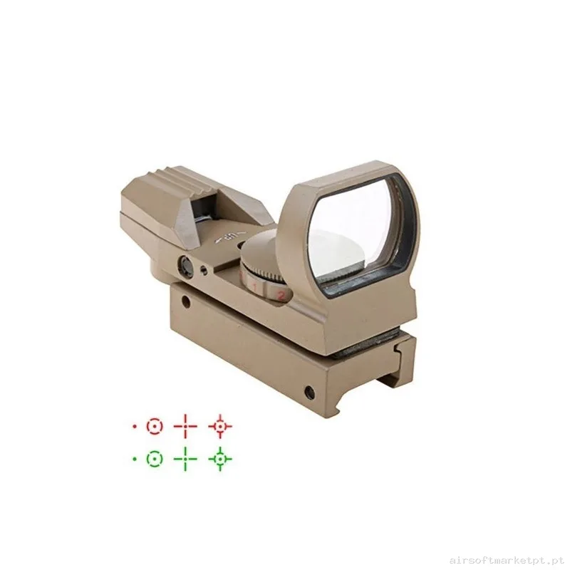 Red dot Holográfico abierto Akedo Tan - Raccoon — Miras & Ópticas — Airsoft Market PT
