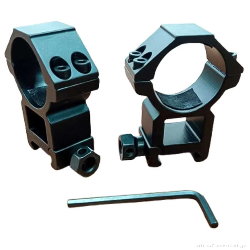 Externo Anilhas Altas 30mm Oem Negras 2u — Acessórios & Componentes — Airsoft Market PT