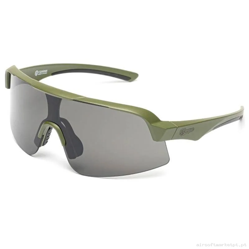 Gafas Tygor Evo Conquer Ranger Green Ahumadas — Proteção Ocular & Facial — Airsoft Market PT