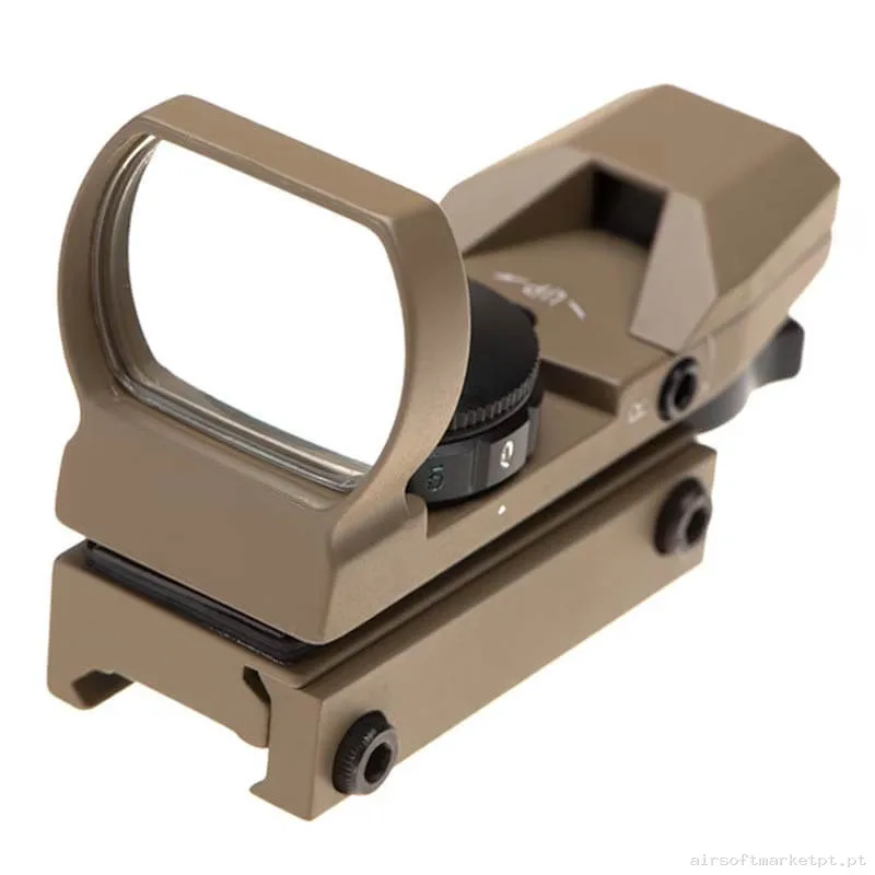 Mira Ponto vermelho Reflex Aim-O Multi Reticle tan — Miras & Ópticas — Airsoft Market PT