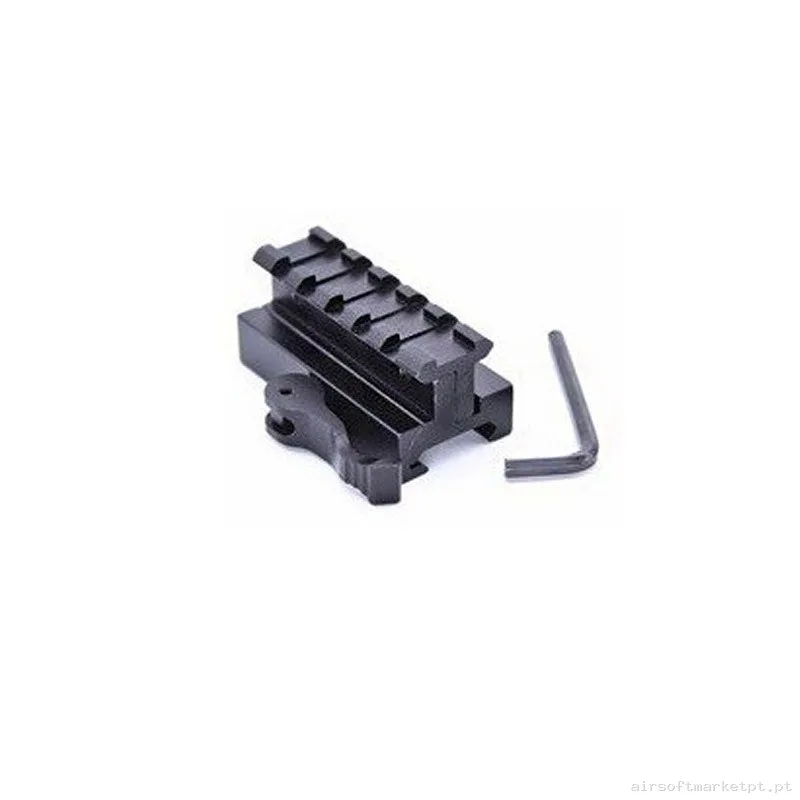 Montura 60Mm Con Anclaje Qd Negro — Miras & Ópticas — Airsoft Market PT