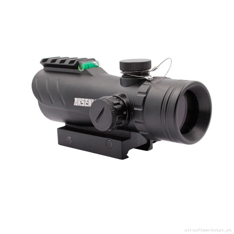 Visor Red Dot Arsenic Argon 1X30 V3 AS30H con nivel negro — Miras & Ópticas — Airsoft Market PT (foto 4)