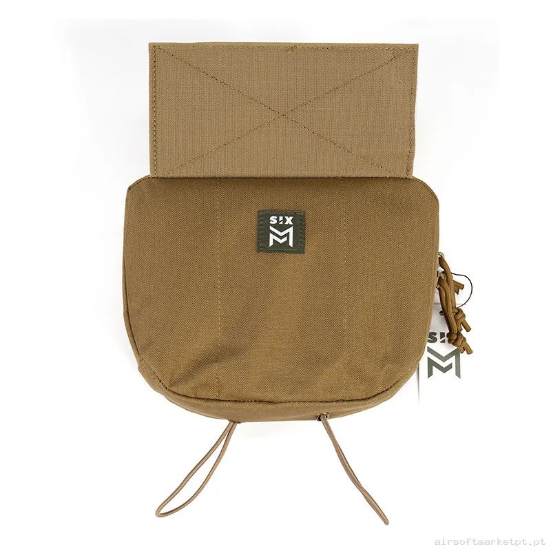 Pouch DDU Abdominal Velcro Sixmm Tan — Coletes & Rigs — Airsoft Market PT (foto 2)