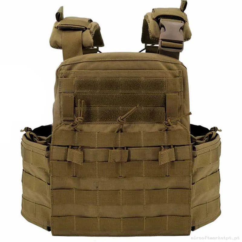 Colete Apc Conquer marrom coyote — Coletes & Rigs — Airsoft Market PT