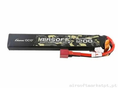 Batería LI-PO 7,4/1200 Gens Ace — Baterias & Carregadores — Airsoft Market PT