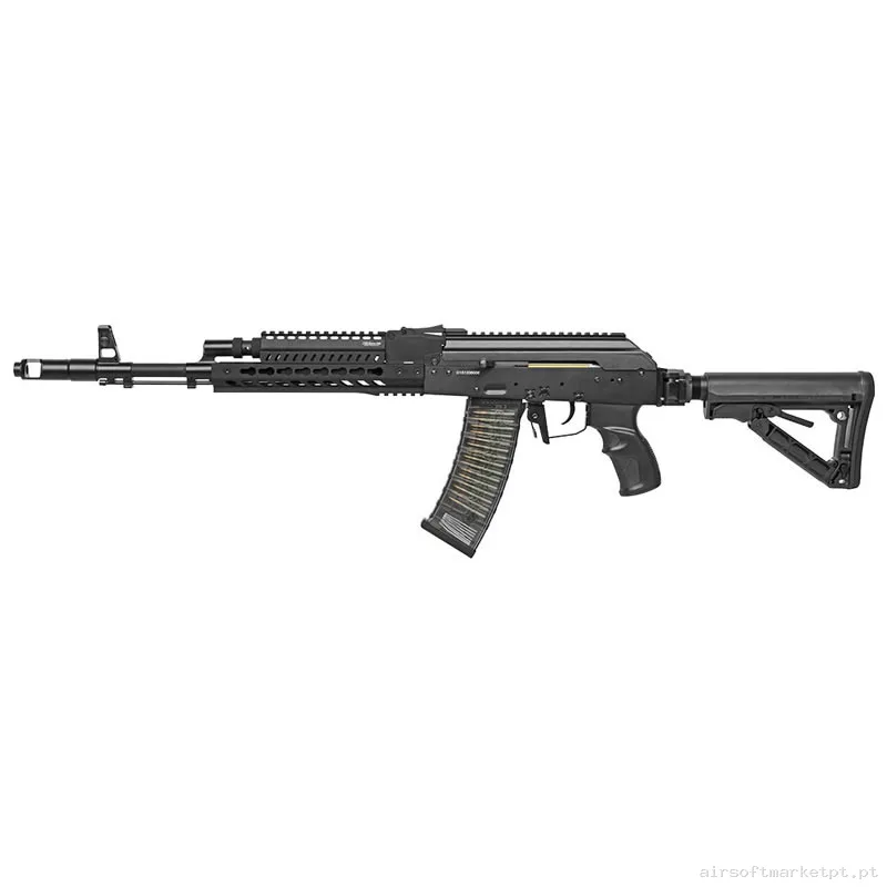 Réplica AEG AK74 G&G Rk74-T preta — Rifles de Assalto (AR/M4/AK) — Airsoft Market PT