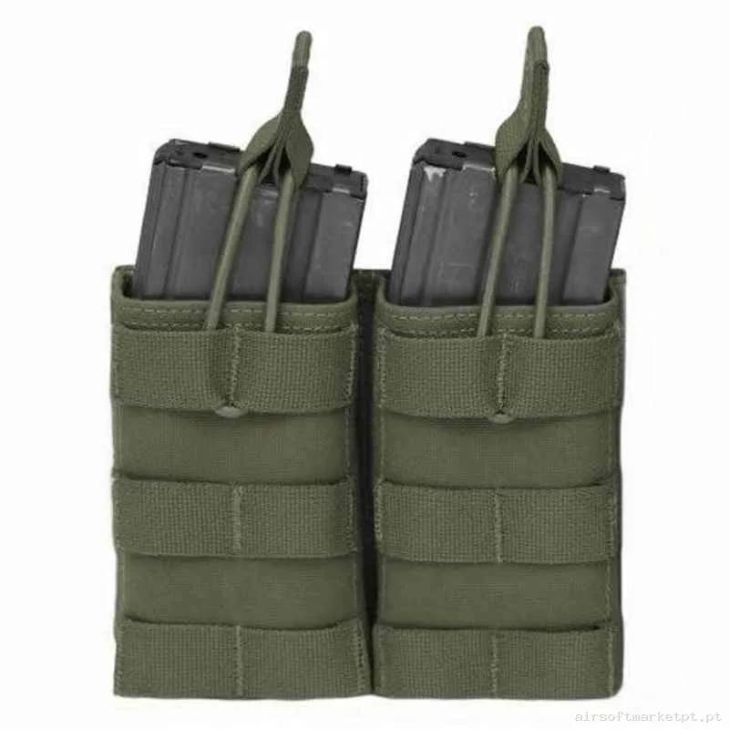 Poche Magazine Pouch Doble M4 Warrior Assault Open Top verde od — Coletes & Rigs — Airsoft Market PT