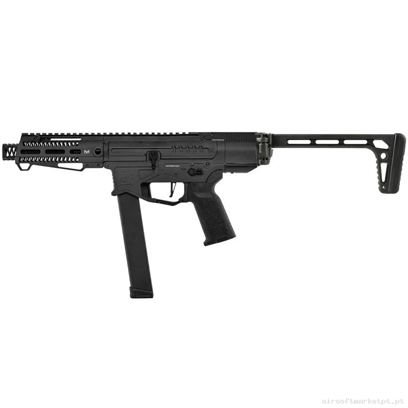 Réplica AEG M4 Zion Arms Pw9 Mod 0 com Estoque Grátis ETU preto — Rifles de Assalto (AR/M4/AK) — Airsoft Market PT