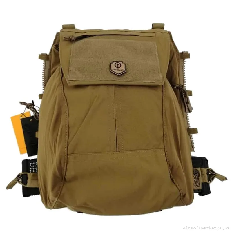 Conquer C3 Expert Backpanel Coyote — Coletes & Rigs — Airsoft Market PT