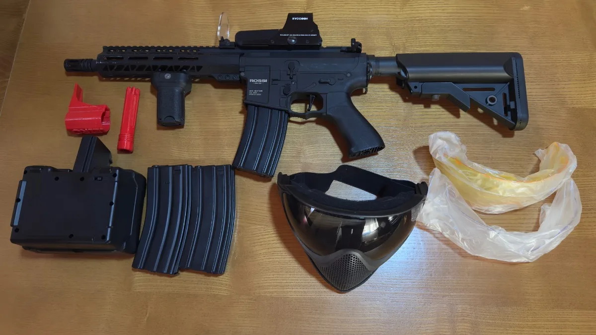Vendo Kit Completo de Airsoft – Pronto a Jogar! — Rifles de Assalto (AR/M4/AK) — Airsoft Market PT
