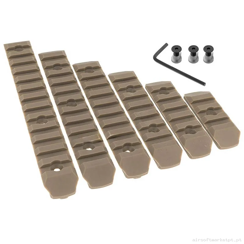 Externo Rail Keymod Bo Manufacture tan 6u — Acessórios & Componentes — Airsoft Market PT