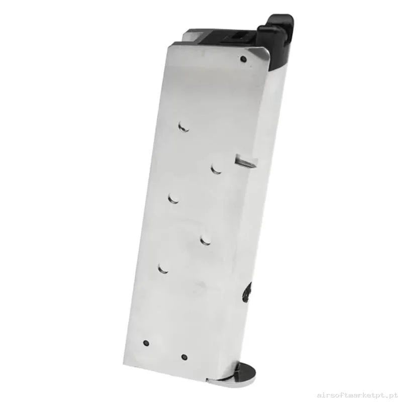 Magazine Pistola Gas M1911 WE 15 Bbs Prata — Carregadores / Magazines — Airsoft Market PT