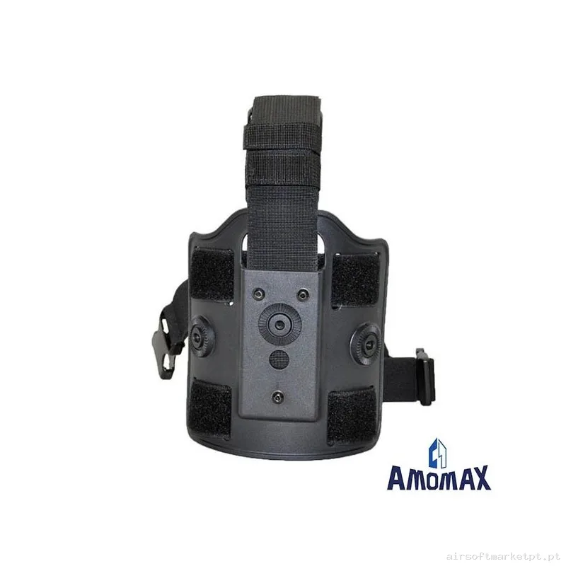 Pistolera Pernera Alta Resistencia Rígida Amomax — Coletes & Rigs — Airsoft Market PT