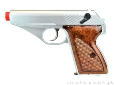 Walther PPK HFC Prata — Pistolas — Airsoft Market PT