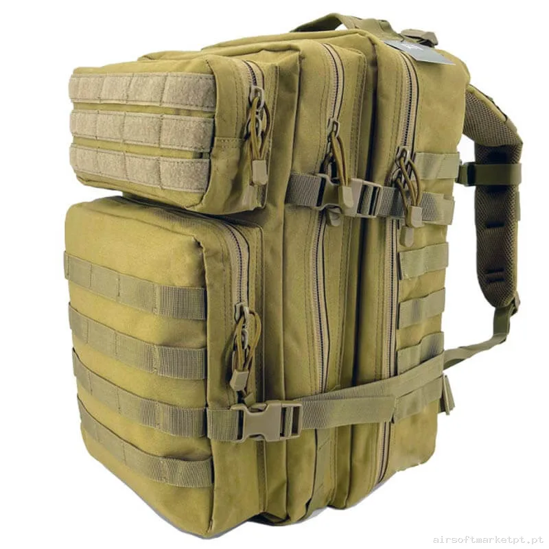 Mochila Táctica MOLLE Sixmm 45l tan — Sacos & Mochilas — Airsoft Market PT