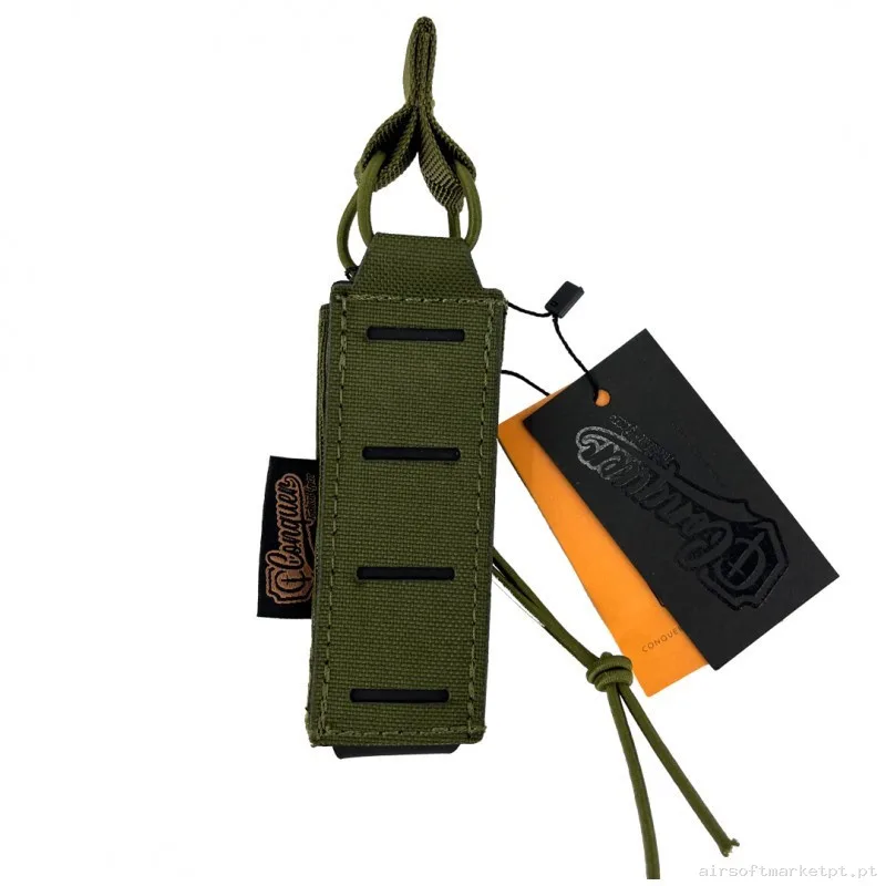 Pouch Portacargador Pistola Conquer Corte Láser OD — Coletes & Rigs — Airsoft Market PT