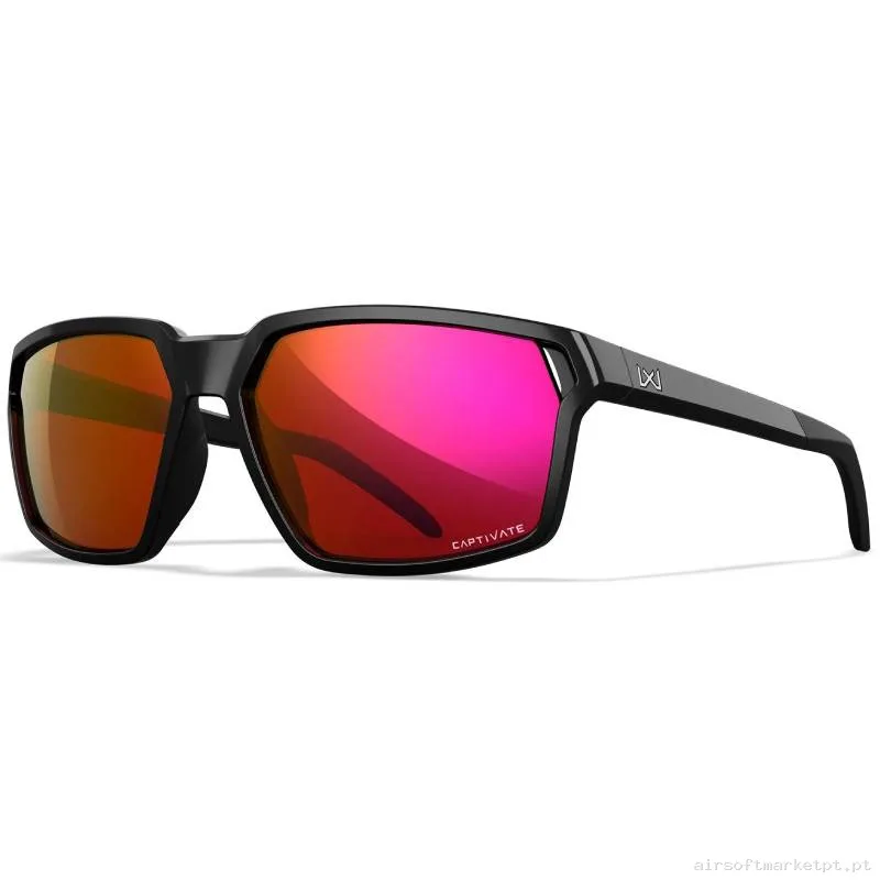 Óculos Wiley X Sierra Captivate vermelho Preto — Proteção Ocular & Facial — Airsoft Market PT