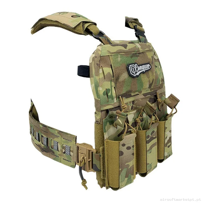 Chaleco Conquer MTPC Multicam — Coletes & Rigs — Airsoft Market PT (foto 2)