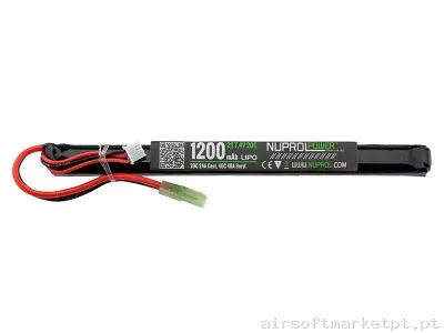 Batería LI-PO 7,4/1200 Nuprol — Baterias & Carregadores — Airsoft Market PT
