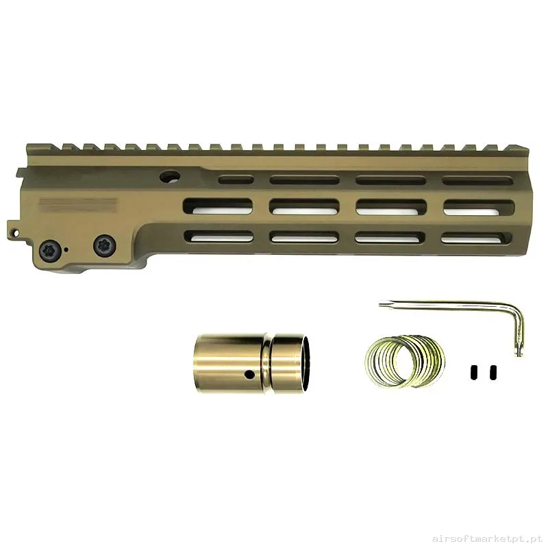 Externo Guardamão M-Lok Angry Gun Mk16 Gen 2 9.3" Dark Earth — Acessórios & Componentes — Airsoft Market PT