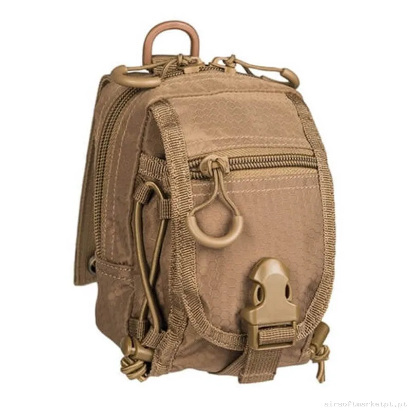POUCH MULTIUSOS MIL-TEC HEXTAC DARK COYOTE — Coletes & Rigs — Airsoft Market PT